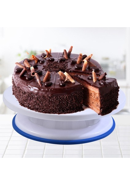 No.1 Tarzı Dıy Kek Pikap Pişirme Kek Tabağı Döner Yuvarlak Pişirme Dekorasyon Araçları Döner Tabla Pasta Malzemeleri Kek Standı 28CM (Yurt Dışından) indirimleri