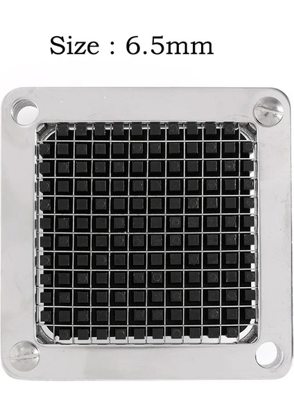 6,5 mm Stili Fransız Fry Kesme Makinesi Bıçağı Paslanmaz Çelik Kesme Sebze Patates Salatalık Turp Makinesi Parçaları Mutfak (Yurt Dışından)