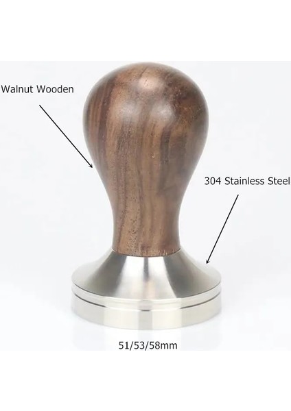 Ceviz Kurcalama Stili Çift Ağızlı Kahve Dipsiz Portafilter Delonghi Ec Filtre 51 mm Yedek Sepet Kahve Aksesuarları Barista (Yurt Dışından)