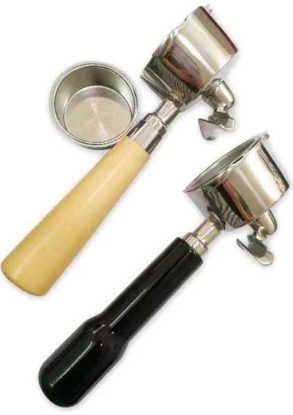 Ceviz Kurcalama Stili Çift Ağızlı Kahve Dipsiz Portafilter Delonghi Ec Filtre 51 mm Yedek Sepet Kahve Aksesuarları Barista (Yurt Dışından) fiyatları