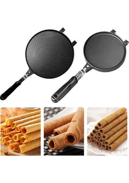 Açık Yeşil Tarzı Yumurta Rulo Modu Yapışmaz Omlet Waffle Pişirme Tavası Için Kek Alüminyum Alaşımlı Bakeware Çıtır Makinesi Omlet Kalıp Bakeware Aracı (Yurt Dışından) fiyatları