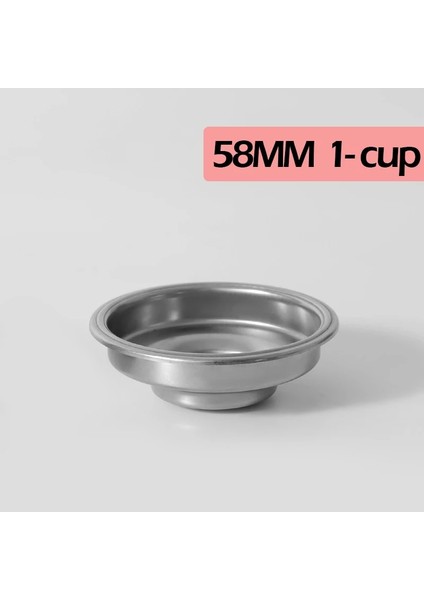 58 mm 1 Fincan Stili Basınçlıbasınçsız Kahve Filtre Sepeti Tekli Çift Fincan Portafilter Espresso Kahve Aracı Için Fit (Yurt Dışından)
