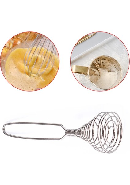 Paslanmaz Çelik Yaylı Yumurta Çırpma El Bobini Yumurta Çırpıcı Elastral Pişirme Kaymayı Önleyici Haşlanma Önleyici Yumurta Aracı (Yurt Dışından)