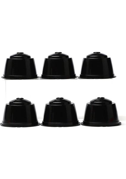 6 Adet-Mor Tarzı 6 Adet Fit Dolce Gusto Kahve Kapsülü Yeniden Kullanılabilir Kahve Pod Nescafe Dolce Gusto Kaşık ile Fırça Mutfak Aksesuarları (Yurt Dışından)