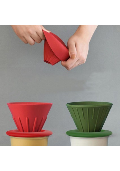 Siyah Stil Katlanabilir Koni Üzerine Dökün Damlatıcı Yeniden Kullanılabilir Kahve Filtresi Bardak Tutucu Silikon Taşınabilir Filtre Üreticileri Seyahat Koni Kamp Damlası (Yurt Dışından) fiyatları