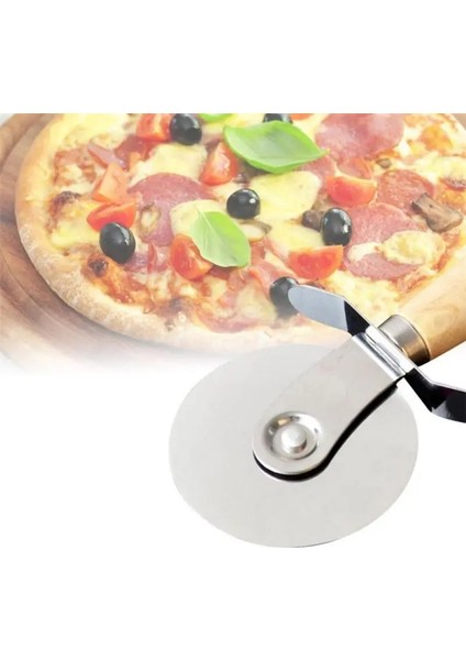 Gösteri Tarzı Olarak Paslanmaz Çelik Pizza Bıçağı Ahşap Saplı Rüzgar Çiçeği Pizza Kesici Kek Ekmek Turtaları Yuvarlak Bıçak Pasta Makarna Hamur Araçları Yeni (Yurt Dışından) fırsatları