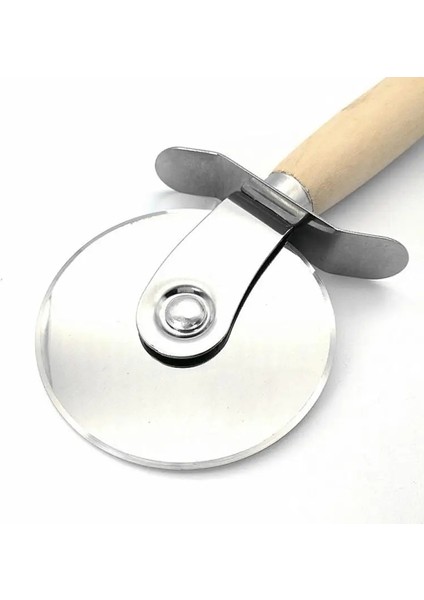 Gösteri Tarzı Olarak Paslanmaz Çelik Pizza Bıçağı Ahşap Saplı Rüzgar Çiçeği Pizza Kesici Kek Ekmek Turtaları Yuvarlak Bıçak Pasta Makarna Hamur Araçları Yeni (Yurt Dışından) indirimleri