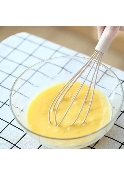 Kırmızı Stil 6 Inç Çırpma Silikon Çırpma Manuel Yumurta Çırpıcı Mikser Kaymaz Temizlemesi Kolay Yumurta Çırpıcı Süt Köpürtücü Mutfak Pişirme Pişirme Gadget'ı (Yurt Dışından) modelleri