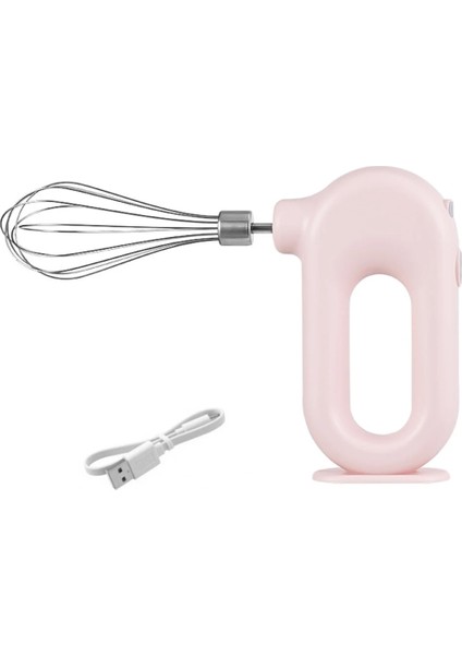 1 Adet Pembe Tarzı Pişirme Aracı Için Kablosuz El Şarj Çırpma Yumurta Karıştırıcı Taşınabilir Mutfak Aletleri Için Çevre Dostu Yüksek Hızlı El Blender (Yurt Dışından)