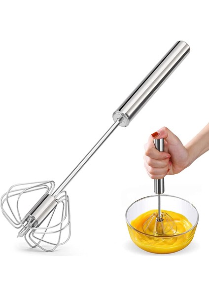 14 Inç Tarzı Yarı Otomatik Yumurta Çırpıcı Paslanmaz Çelik Yumurta Çırpma Manuel El Mikser Kendinden Dönen Yumurta Karıştırıcı Mutfak Aksesuarları Yumurta Araçları (Yurt Dışından) fiyatları