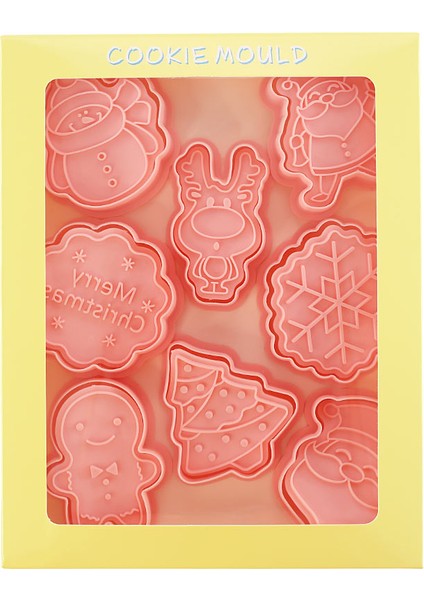 C-5 Stili Noel Karikatür Bisküvi Kalıbı Çerez Kesici 3D Bisküvi Kalıbı Abs Plastik Pişirme Kalıbı Çerez Dekorasyon Araçları Mutfak Aletleri (Yurt Dışından) indirimleri