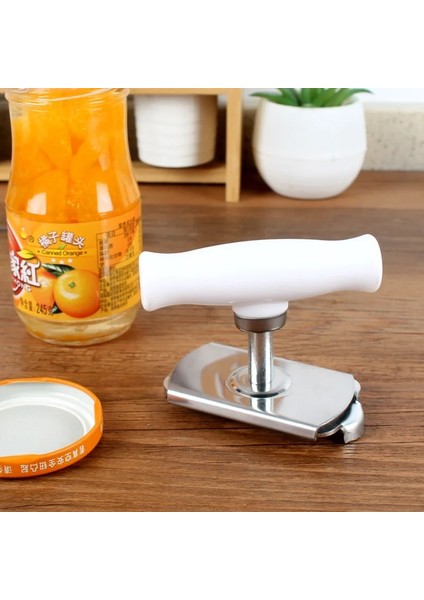 Şişe Konserve Açacağı Stili Emek Tasarrufu Vidalı Kapak Kavanoz Şişe Konserve Açacağı Ayarlanabilir Manuel Basit Kolay Paslanmaz Çelik Kapaklar Kavanoz Açacağı Aracı Mutfak Aletleri (Yurt Dışından) fırsatları