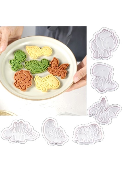 Silikon Dinozor Stili Büyük Dinozor Kurabiye Kesiciler Fondan Kalıpları Kek Süslemeleri Için Dinozor Kurabiye Kalıbı Pasta Araçları Kurabiye Formları Kek Araçları (Yurt Dışından) fiyatları