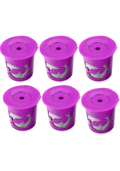 6 Adet Tarzı Keurig Doldurulabilir Kahve Kapsülü Bira Üreticileri Için Yeniden Kullanılabilir K-Fincan Filtresi K Fincan Keurig Makinesi Için Yeniden Kullanılabilir K-Carafe Kurcalama (Yurt Dışından)