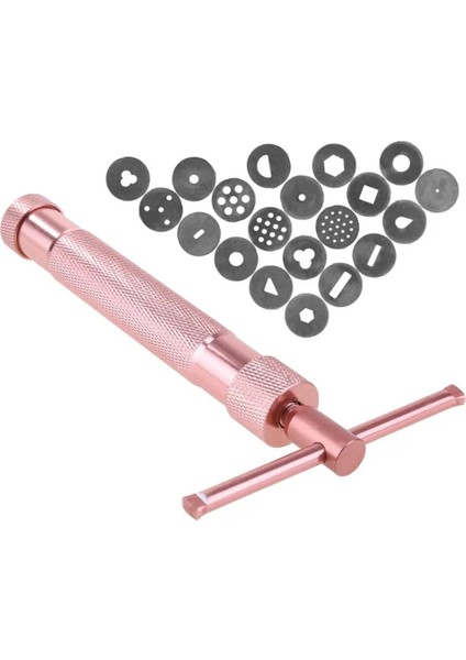Altın Tarzı Dıy Zanaat Çömlek Kil Ekstruder Fondan Kek Balçık Pasta Tabancası Heykel Şeker Macunu Seramik Polimer Için Modelleme Metal Aracı (Yurt Dışından)