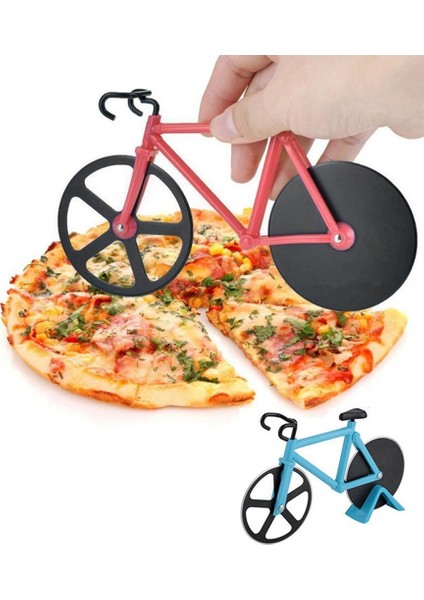 Beyaz Stil Bisiklet Yuvarlak Pizza Kesici Bıçaklar Paslanmaz Çelik Pizza Bıçağı Iki Tekerlekli Bisiklet Şekli Pizza Kesme Bıçağı Pizza Aracı (Yurt Dışından) fiyatları