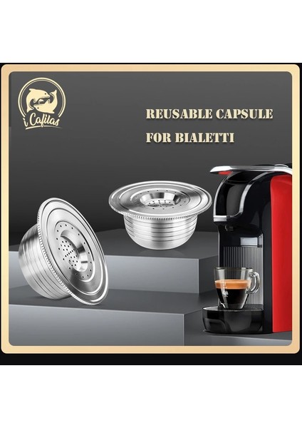 Erik Tarzı Bialetti Kahve Makinesi Brikka Espresso Kupası Için Yeniden Kullanılabilir Kahve Kapsülü Paslanmaz Çelik Doldurulabilir Filtre (Yurt Dışından) indirimleri