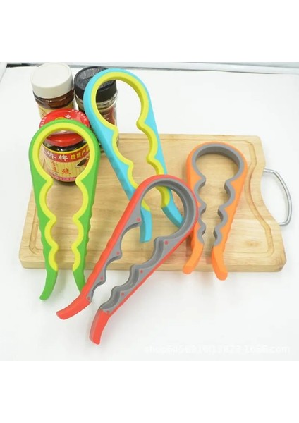 Kırmızı Stil Kavanoz Açacağı, Kolay Tutulan Şişe Açacağı Bükümlü Kapak Hızlı Açılır Pişirme Zayıf Eller ve Artritli Konserve Açacağı Için Günlük Kullanım (Yurt Dışından) fiyatları