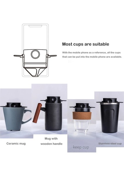 3 Adet Siyah Stil Adet Paslanmaz Çelik Kahve Damlatıcı Filtre (Yurt Dışından) fırsatları