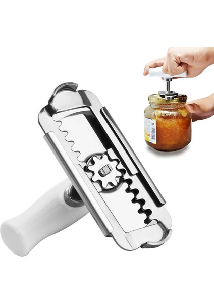 Ahşap Kulp Stili Manuel Ayarlanabilir Paslanmaz Çelik Kolay Konserve Kavanoz Açacağı Kapak Açacakları Aracı Mutfak Aletleri Şişe Açacakları (Yurt Dışından) fırsatları