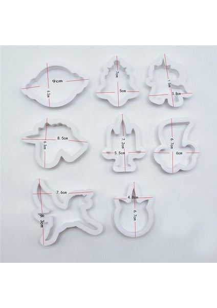 Bir Stil Et Dıy Sevimli Karikatür Unicorn At Şekli Fondan Kek Kurabiye Kesici Kalıp Bisküvi Dekorasyon Kalıpları Mutfak Pişirme Araçları (Yurt Dışından)