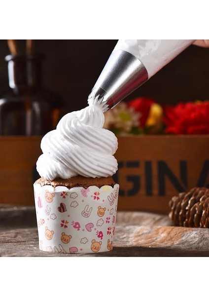 6mbhz 50SBHD Stili Tek Kullanımlık Buzlanma G Krem Pasta Torbası 6 Paslanmaz Çelik Nozul Seti Dıy Kek Dekorasyon Ipuçları Seti Mutfak Aksesuarları Gyh (Yurt Dışından) fiyatları