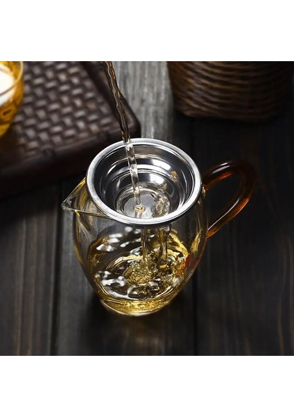Yeşil Filtre Stili Ekstra Kalın Isıya Dayanıklı Yüksek Borosilikat Cam Fair Cup Çay Drenaj Seti Entegre Filtre Filtreli Kung-Fu Aksesuarları (Yurt Dışından) fırsatları