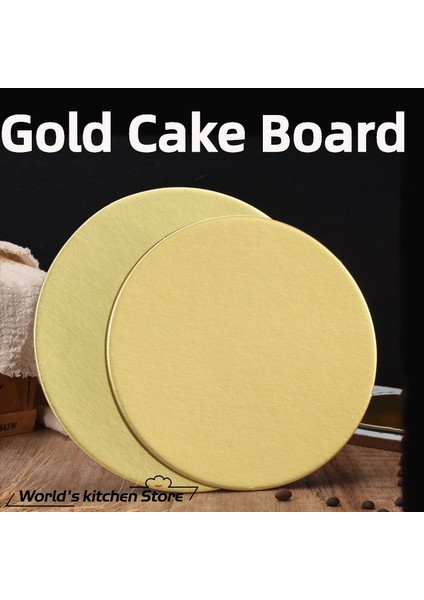 3 Adet Tarzı Yuvarlak Kek Tahtaları Seti Cakeboard Tabanı Tek Kullanımlık Kağıt Cupcake Tatlı Tepsisi Es, Es ve Es Her Birinden 6'lı (Yurt Dışından) fırsatları