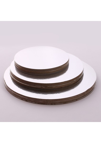 3 Adet Tarzı Yuvarlak Kek Tahtaları Seti Cakeboard Tabanı Tek Kullanımlık Kağıt Cupcake Tatlı Tepsisi Es, Es ve Es Her Birinden 6'lı (Yurt Dışından) indirimleri