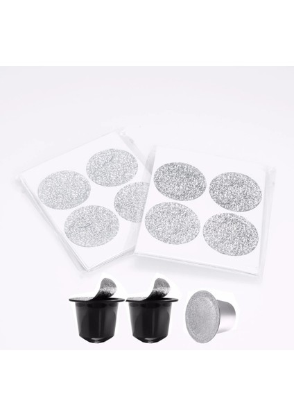 40 Adet Mühürler Eals Dolum Nespresso Kahve Kapsülleri Etiketler Doldurulabilir Nespress Kahve Pod Filmleri Yeniden Kullanılabilir Italyan Kahve Filtreleri Kapaklar (Yurt Dışından)