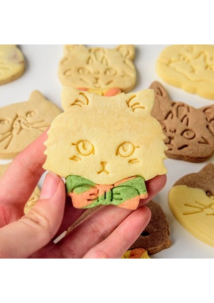 E2179 Stili Karikatür Kedi Köpek Kurabiye Kesici Fondan Şeker El Sanatları Bisküvi Kalıp 3D Tavşan Küçük Hayvan Pasta Fırın Aksesuarları Pişirme Araçları (Yurt Dışından) modelleri