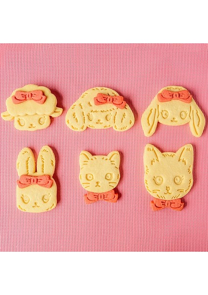 E2179 Stili Karikatür Kedi Köpek Kurabiye Kesici Fondan Şeker El Sanatları Bisküvi Kalıp 3D Tavşan Küçük Hayvan Pasta Fırın Aksesuarları Pişirme Araçları (Yurt Dışından) indirimleri