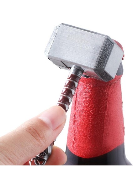 No.3 Tarzı Serin Thor Çekiç Şişe Açacağı Gümüş Altın Taşınabilir Yaratıcı Şişe Açacağı Konserve Açacağı Anahtarlık Bar Aracı Thor Çekiç Kullandığınız (Yurt Dışından) indirimleri