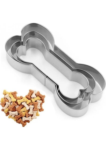 Gösterilen Stil Gibi 3 Adet Hayvan Pet Köpek Kemik Pençe Kurabiye Kesici Kalıp 3D Şeker El Sanatları Pasta Bisküvi Fondan Kek Pişirme Kalıp Ev Dıy Kek Dekorasyon (Yurt Dışından) modelleri