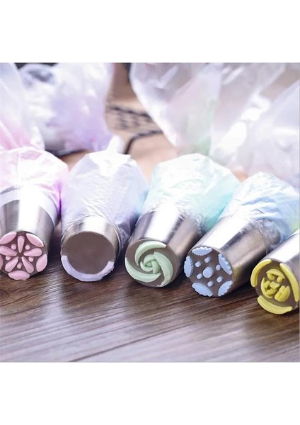 Krema G Nozulu Rus Lale Pasta Nozulları Kremalı Kek Krema Dekorasyon Ipuçları Pişirmepasta Araçları (Yurt Dışından) modelleri