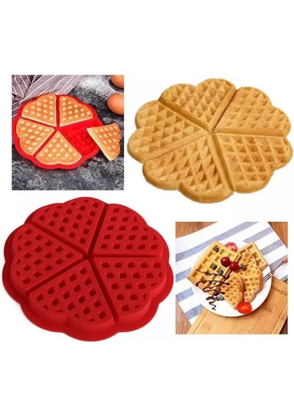 Turuncu Tarzı Waffle Kalıbı Silikon Waffle Pişirme Kalıbı Makinesi Çikolata Pişirme Tepsisi Yuvarlak Yapışmaz Waffle Bisküvi Tavası Kek Yapımı Bakeware (Yurt Dışından) fiyatları