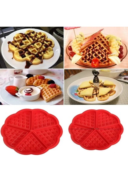 Turuncu Tarzı Waffle Kalıbı Silikon Waffle Pişirme Kalıbı Makinesi Çikolata Pişirme Tepsisi Yuvarlak Yapışmaz Waffle Bisküvi Tavası Kek Yapımı Bakeware (Yurt Dışından) modelleri