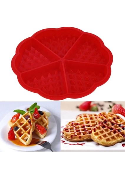 Turuncu Tarzı Waffle Kalıbı Silikon Waffle Pişirme Kalıbı Makinesi Çikolata Pişirme Tepsisi Yuvarlak Yapışmaz Waffle Bisküvi Tavası Kek Yapımı Bakeware (Yurt Dışından) fırsatları