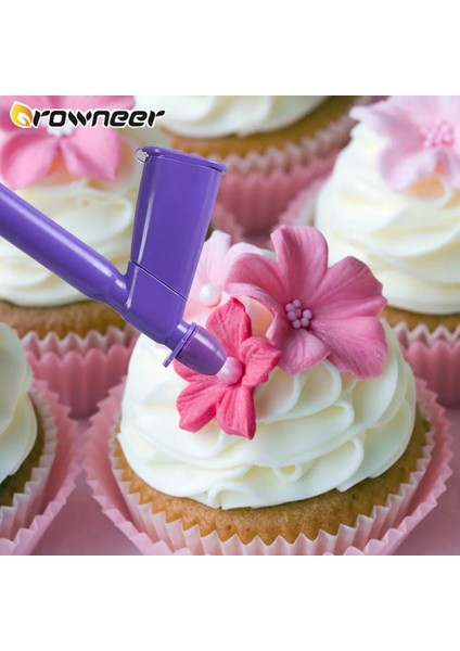 Mor Set Stili Inci Kek Süsleme Topu Fondan Tabancası Dıy Ayrılabilir Sugarcraft Kek Araçları Mor Çikolata Ultra Hafif Kil Yapıcı (Yurt Dışından) indirimleri