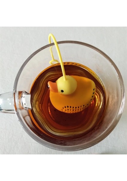 Mavi Stil 1 Adet Yaratıcı Küçük Sarı Ördek Silikon Çay Demlik Süzgeçler Filtre Çay Seti Mutfak Aksesuarları Çay Bardağı Süzgeç (Yurt Dışından) modelleri