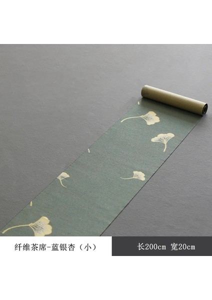 Küçük Stil Su Geçirmez Fiber Çay Mat Keten Masa Koşucu Masa Mat Çay Kumaş Çay Mat Zen Çay Servis Altlığı Çay Seti Aksesuarları (Yurt Dışından)