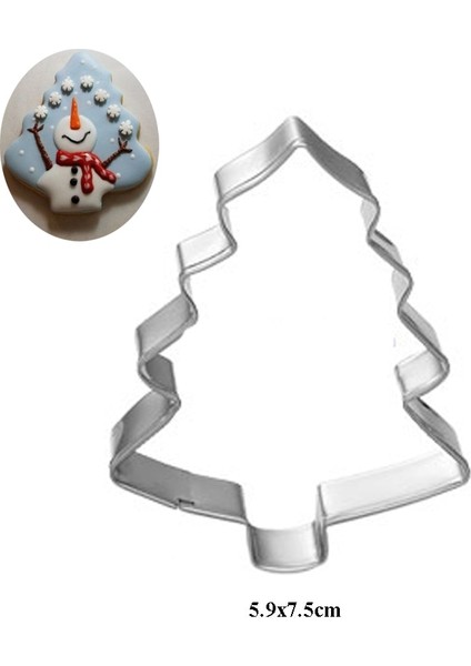 Bej Tarzı Atisserie Reposteria Mutfak Bakeware Noel Serisi Metal Çerez Kesici Fondan Kek Dekor Aracı Bisküvi Pasta Kalıbı (Yurt Dışından) fırsatları