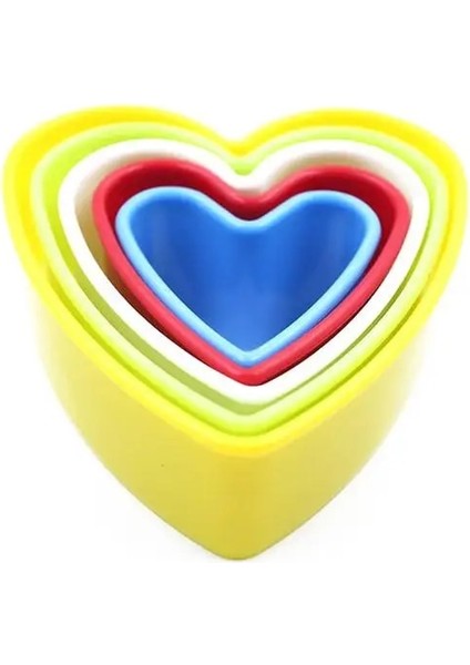 Kalp Tarzı Plastik Çember Kurabiye Makinesi Kurabiye Kesici Çerçeve Fondan Sugarcraft Bisküvi Kek Kalıbı Dıy Çok Tarzı Tatil Kaynağı (Yurt Dışından)