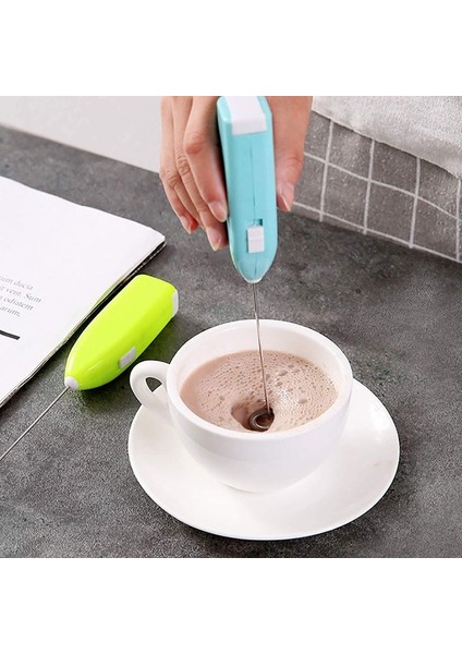 Yeşil Stil Elektrikli Süt Köpürtücü Kahve Köpürtücü Köpürtücü Çırpma Mikser Karıştırıcı Yumurta Çırpıcı Mini El Süt Kahve Yumurta Karıştırma Aracı Yeni (Yurt Dışından)
