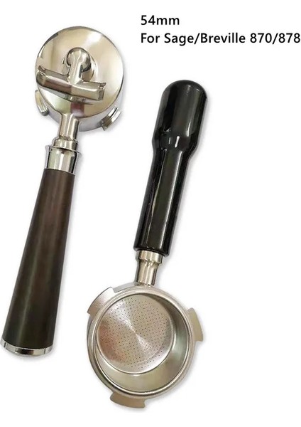 Double Distribütör 3 Stili Çift Ağızlı Kahve Dipsiz Portafilter Sagebreville Filtre 54 mm Yedek Sepet Kahve Aksesuarları Barista (Yurt Dışından) indirimleri