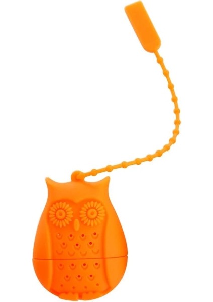 Bir Stil Gıda Sınıfı Silikon Çay Demlik Filtresi Yaratıcı Karikatür Baykuş Çay Süzgeç Konteyner Yeniden Kullanılabilir Çay Poşetleri Çaydanlıklar Aksesuar W (Yurt Dışından)