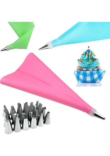 12 Adet Pembe Stil Adet Meme Silikon Pasta Torbası Yeniden Kullanılabilir Ipuçları Mutfak Dıy Buzlanma G Krem Pasta Çanta Seti Kek Dekorasyon Mutfak Aracı (Yurt Dışından) modelleri