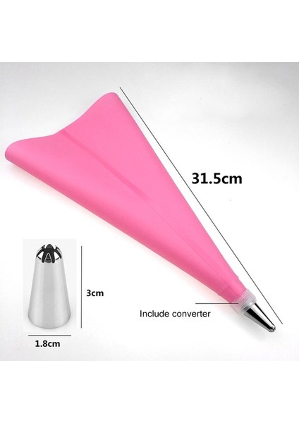 12 Adet Pembe Stil Adet Meme Silikon Pasta Torbası Yeniden Kullanılabilir Ipuçları Mutfak Dıy Buzlanma G Krem Pasta Çanta Seti Kek Dekorasyon Mutfak Aracı (Yurt Dışından) fırsatları