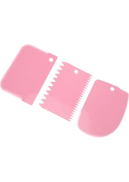 No.3 Tarzı Et Plastik Kek Süsleme Aletleri Hamur Buz Sıyırıcısı Kesiciler Mutfak Aksesuarları Kek Kenarı Pürüzsüzleştirici Kit (Yurt Dışından)