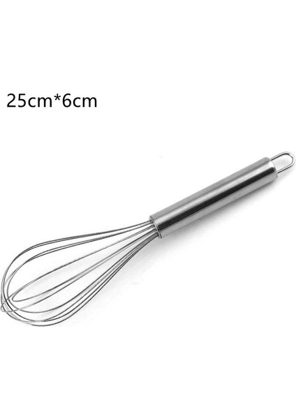 No.2 Tarzı Mutfak Pişirme Aksesuarları Yumurta Çırpıcı Paslanmaz Çelik Manuel Mikser Yumurta Karıştırıcı Tel Balon Çırpma Süt Kreması Karıştırma Yumurta Araçları (Yurt Dışından)
